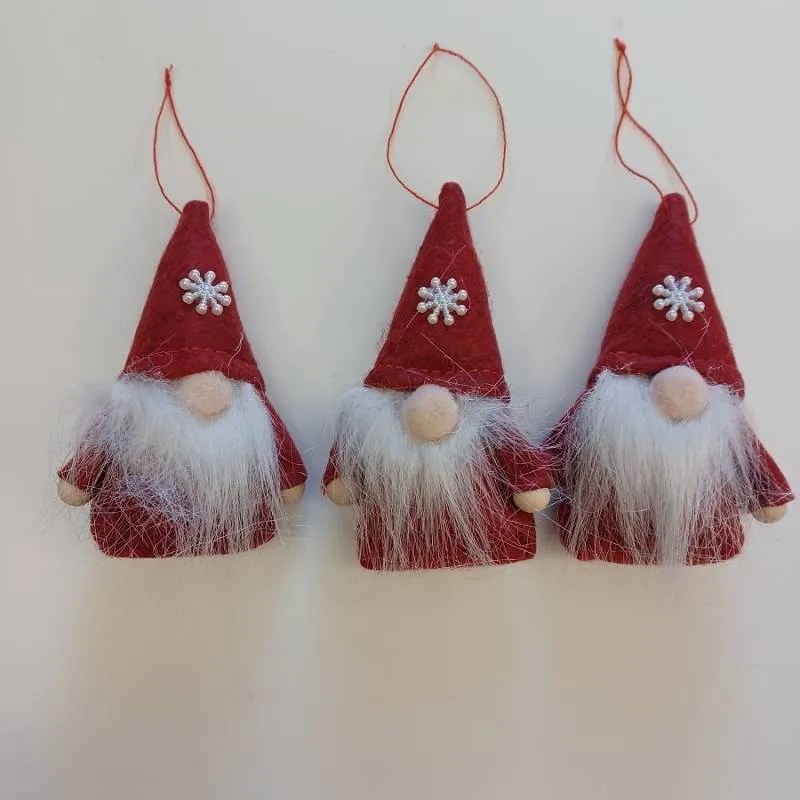 DECOLED Sada trpaslíků, 11 cm, červená