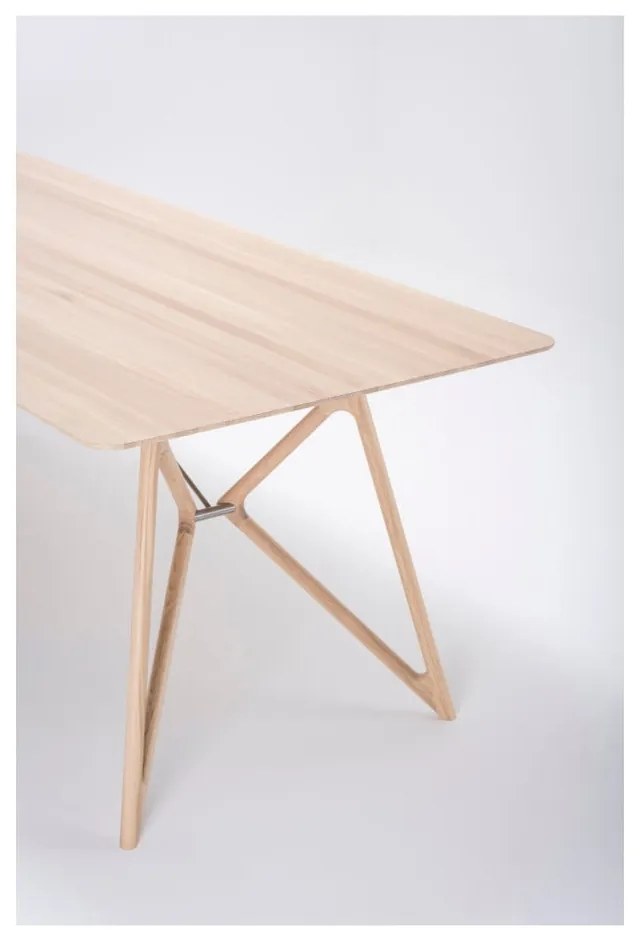 Jedálenský stôl s doskou z dubového dreva 220x90 cm Tink - Gazzda