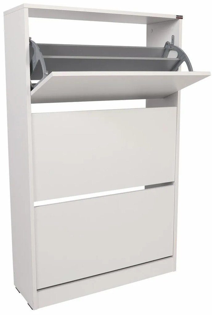 Botník (skrinka na topánky) Kupuba (biela). Akcia -21%. Vlastná spoľahlivá doprava až k Vám domov. 1094575