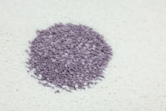 Metrážny koberec Lima C275A fialový / krémový