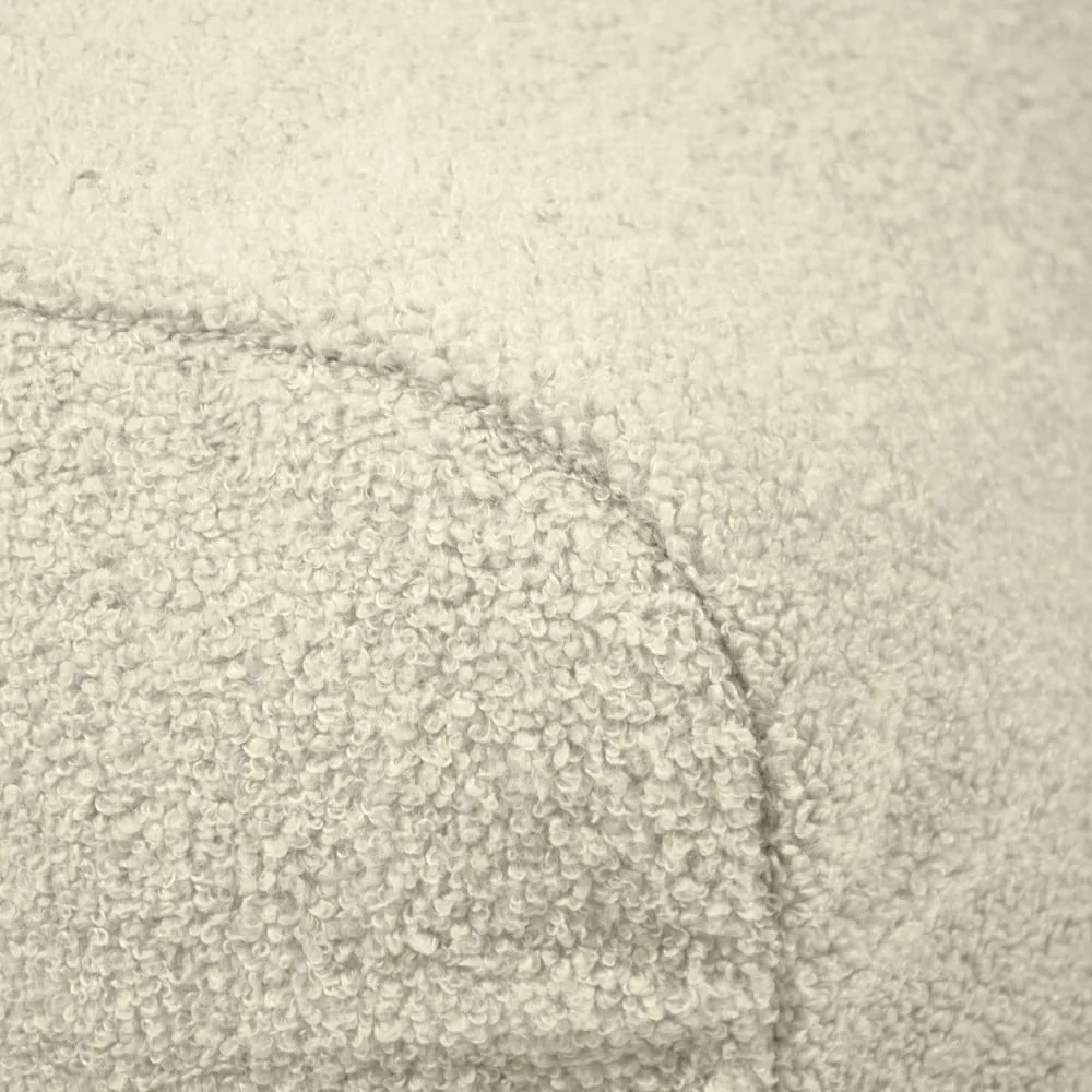 Krémový sedací vak z textílie buklé Plus 50 Lounge – SLOWDOWN