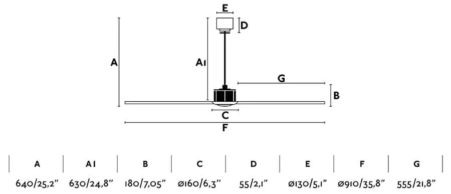 Stropný ventilátor Faro Just Fan 81 cm 33429