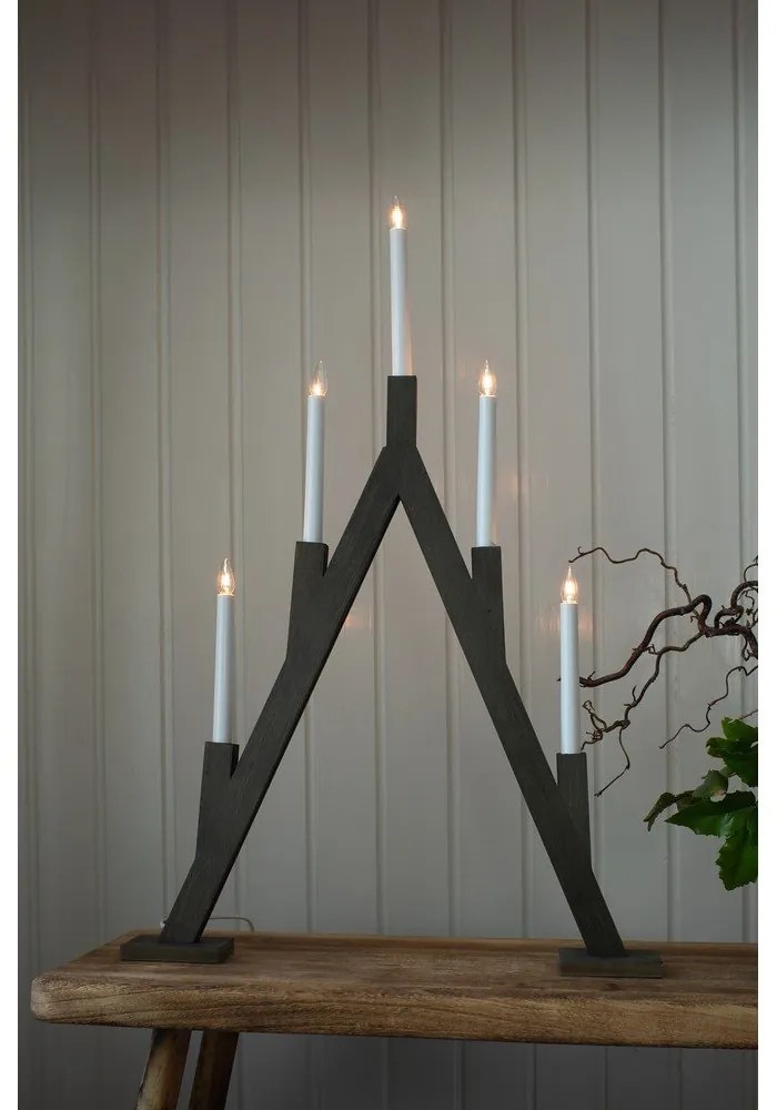 Tmavohnedá vianočná svetelná dekorácia Bjurfors – Markslöjd