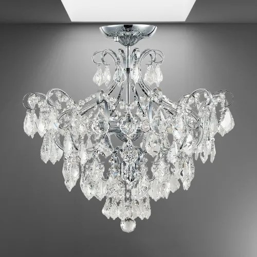 Strop svietidlo LUXERA 33304 krištáľ GRANADA I Ø53