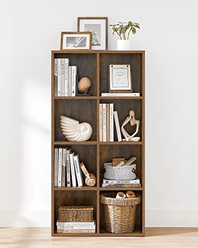 Knižnica s 8 priehradkami VASAGLE LBC024T01