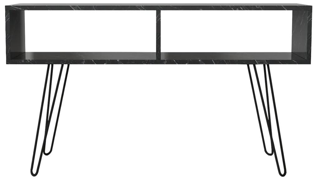 TV stolek ALYA 120 cm černý mramor