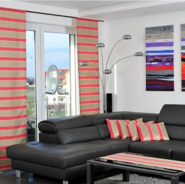 Záves kusový Stefano red 170 x 250 cm