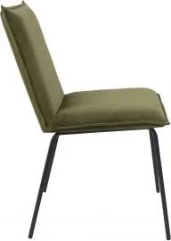 FLOKE VELVET stolička Zelená