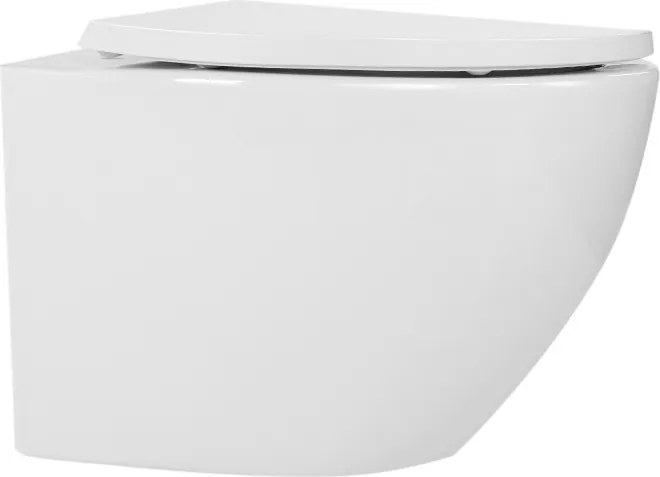 BPS-koupelny Závesná WC misa so SoftClose sedadlom HYD-4193, biela