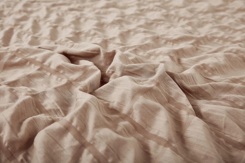 Krepové obliečky polycotton Neapol hnedé 200x140cm+90x70cm TiaHome