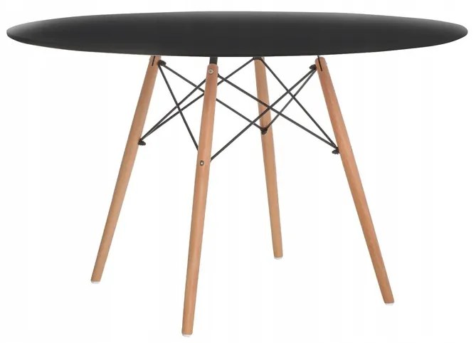 Bestent Okrúhly stôl ANELLO Black 100 cm