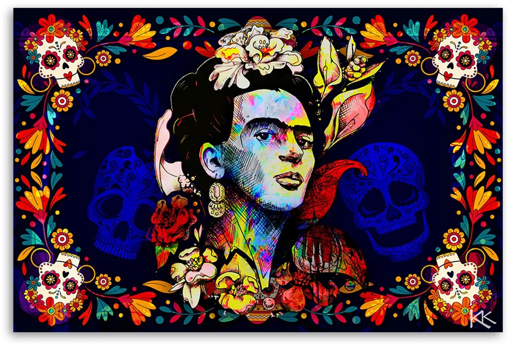 Gario Obraz na plátne Los Muertos Frida Kahlo Rozmery: 100 x 70 cm