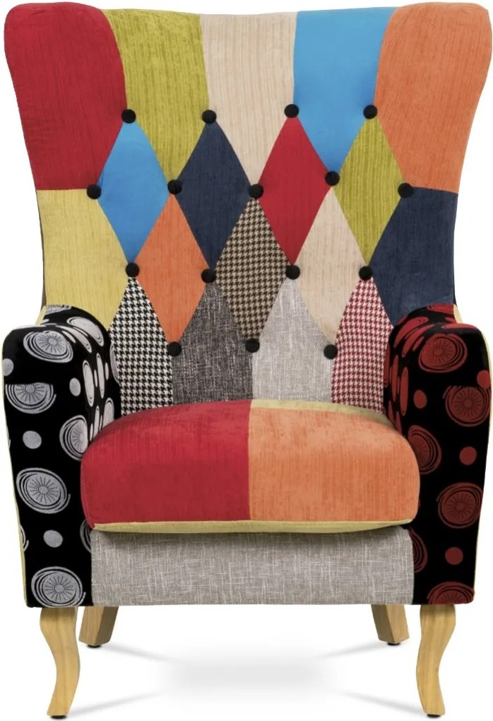 Sconto Kreslo NATALIA patchwork