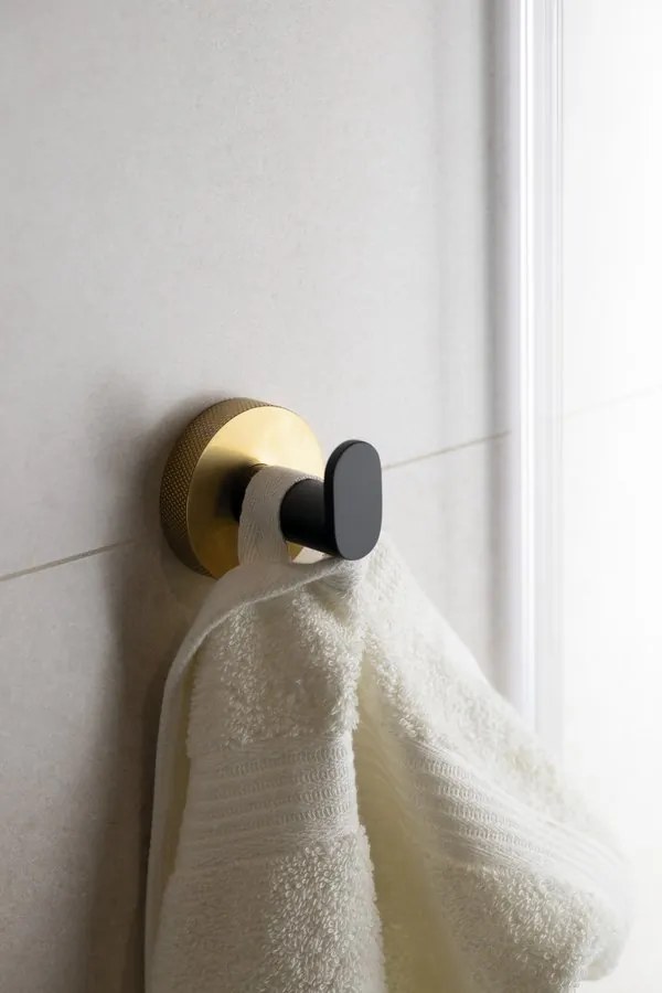 Sapho Sapho, LARISSA pohár, mliečne sklo, čierna/zlatá matná, WS004BG