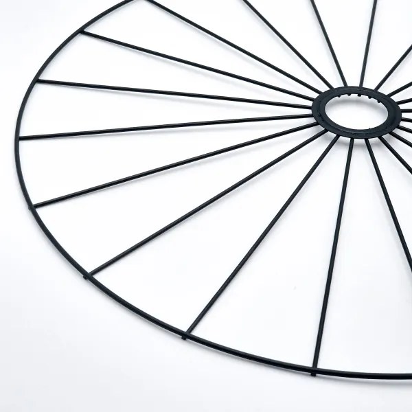 Luster na lanku MONTANA 1xE27/15W/230V pr. 45 cm čierna