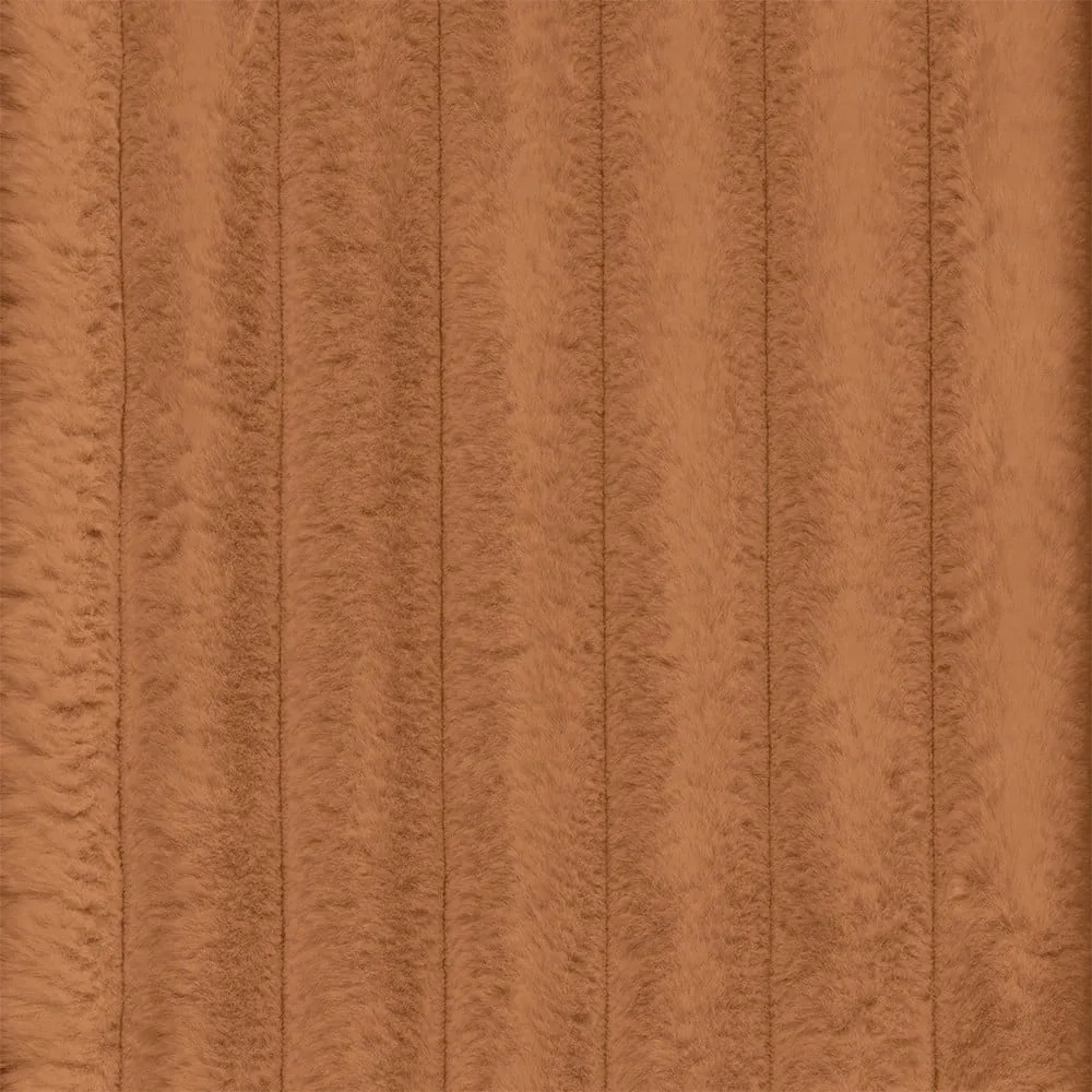 Menčestrová rohová pohovka v terakotovej farbe (pravý roh/s leňoškou) Martin – Ropez