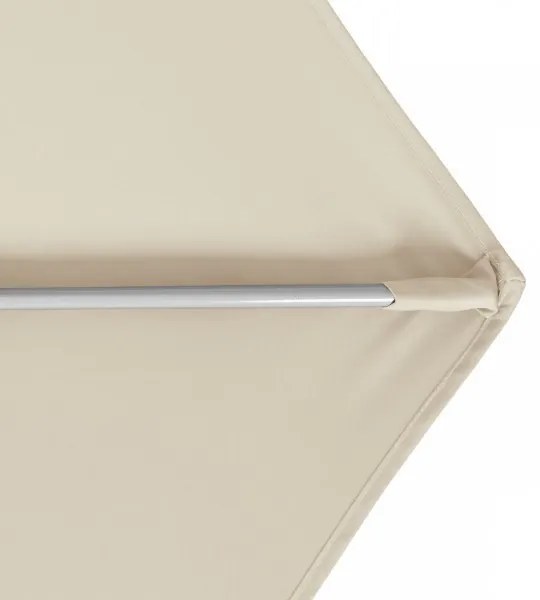 Doppler ACTIVE 320 cm – naklápací záhradný slnečník s kľukou hnedý (kód farby 846), 100 % polyester