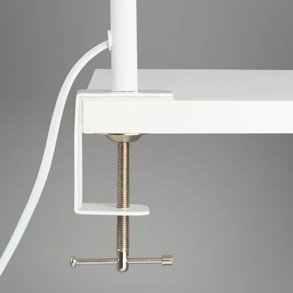 Brilo - LED Flexibilná stolná lampa s klipom TRASNA LED/7,5W/230V biela