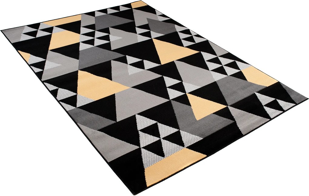 TA Koberec Z900C BLACK MAYA PP EYM Sivý Obdĺžnikový Rozmer: 250x350 cm