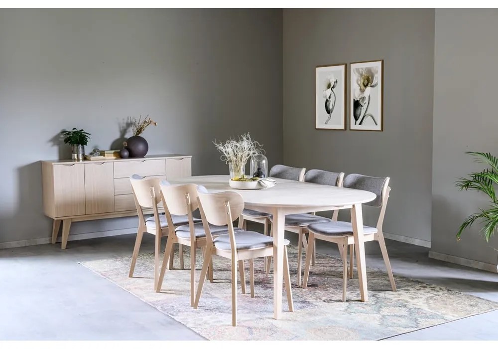 Sivé jedálenské stoličky v súprave 2 ks Kato - Rowico