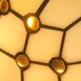 Stojaca lampa Tiffany chain 42*160 HIVE