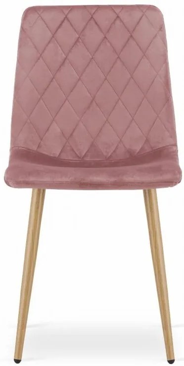 Kreslo TURIN - ružový zamat