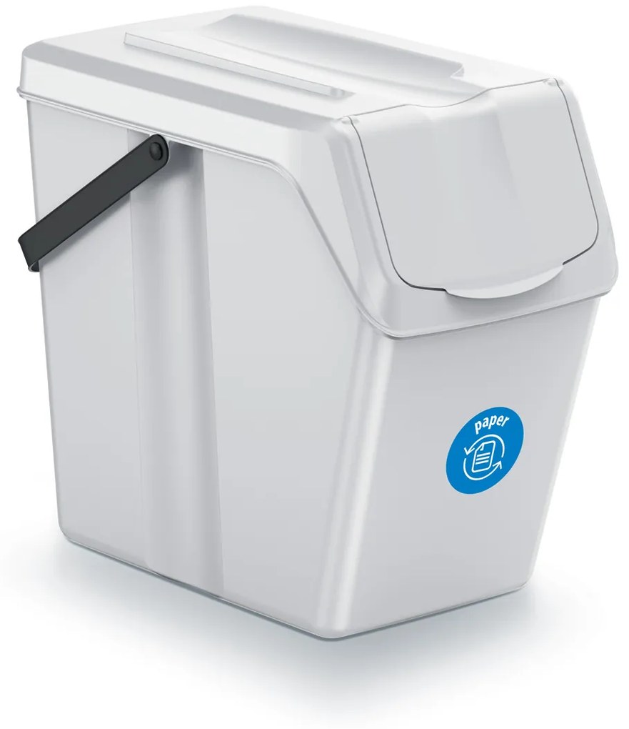 Odpadkový kôš na triedený odpad (3 ks) ISWB25S3 25 l - popolavá