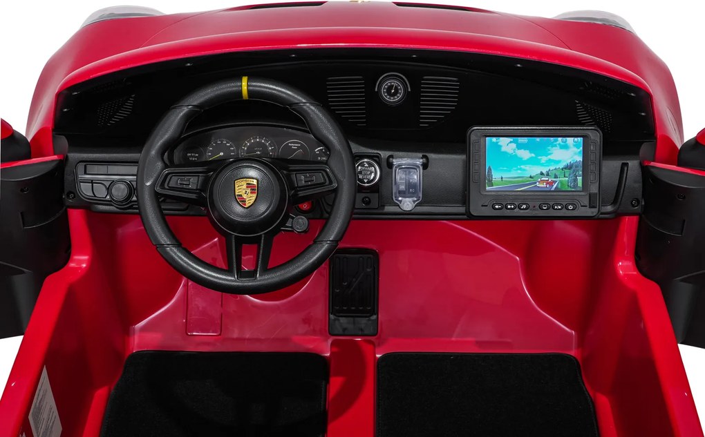 Ramiz Detské pretekárske auto Porsche 911 GT3 MP4 červené