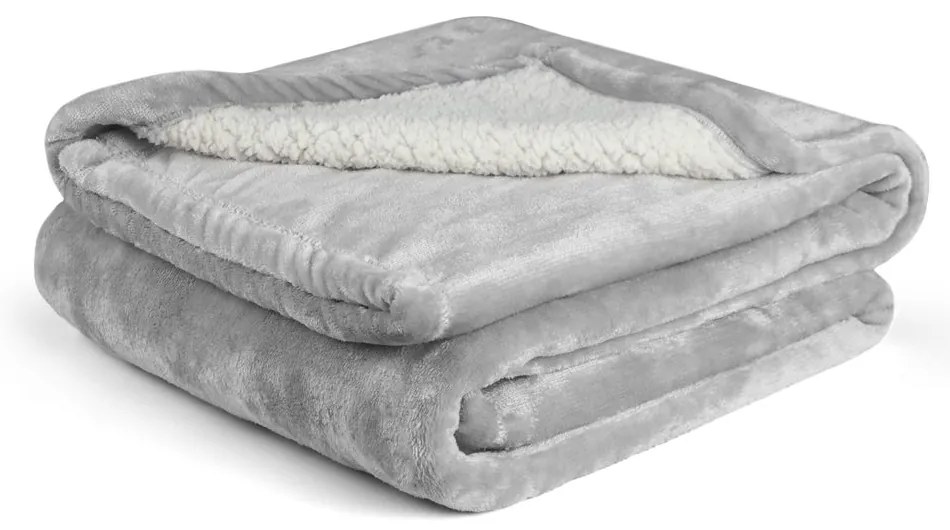 Polášek Mikroflanelová deka s barančekom - Oriešková | 150 x 200 cm