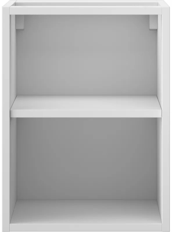 Mexen Box-A, otvorená skrinka s policou 35 cm, biela matná, 91AX2-0350-470-0-01