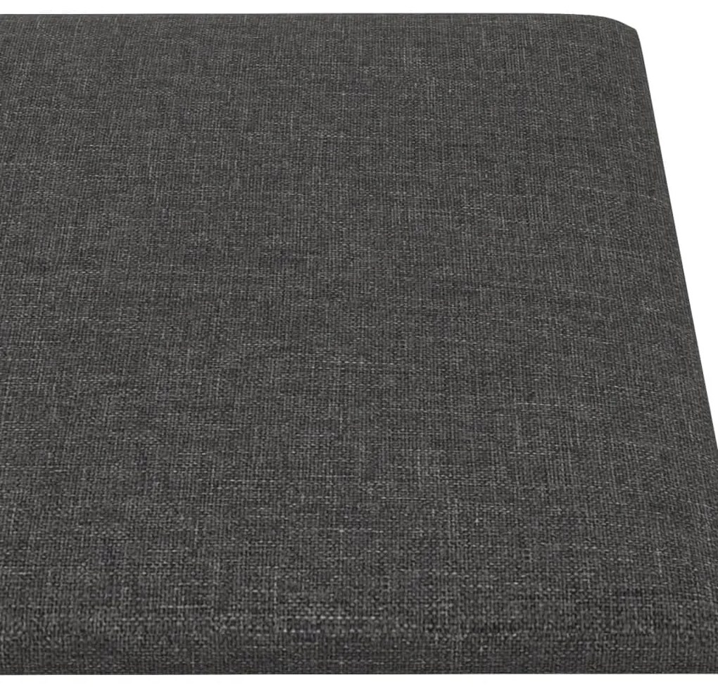 Nástenné panely 12 ks tmavosivé 90x30 cm látka 3,24 m²