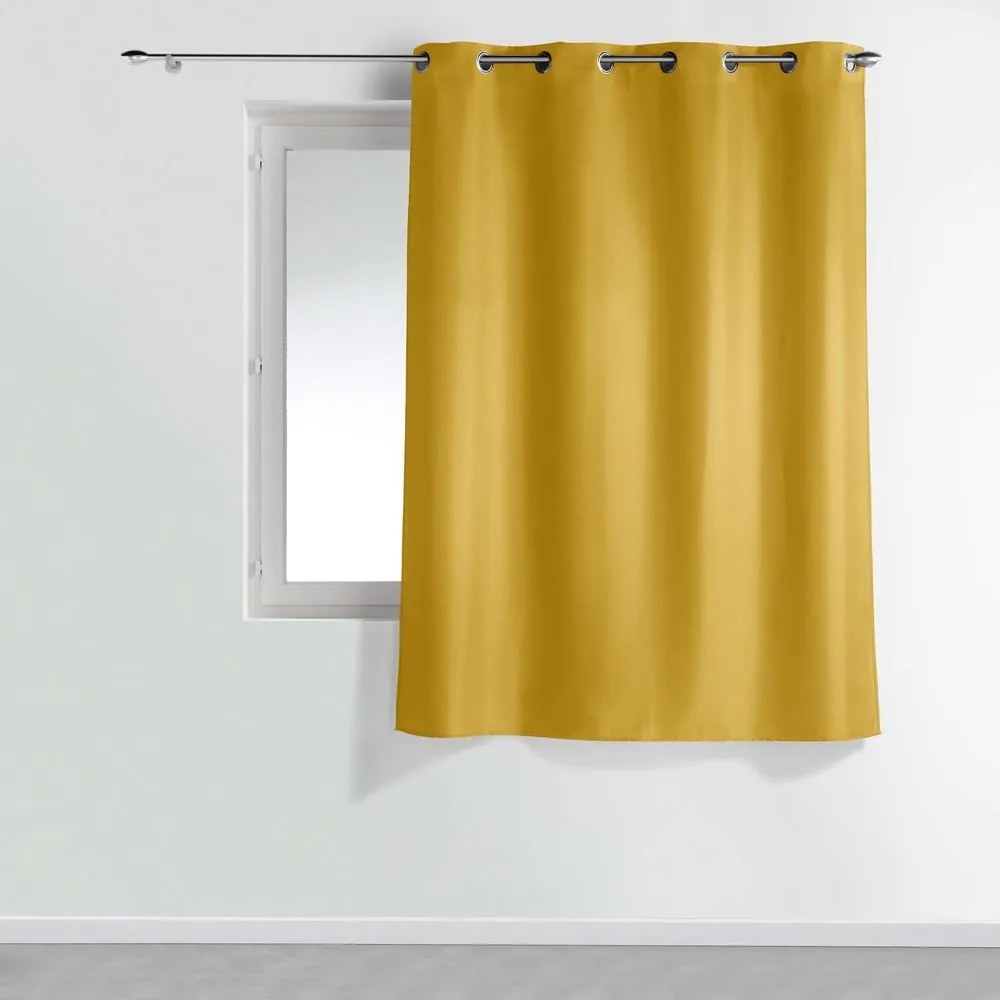 Žltý záves 140x180 cm Essentiel – douceur d'intérieur
