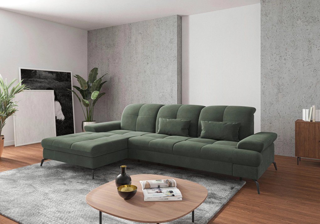XXXLutz ROHOVÁ SEDAČKA, textil, zelená Sit & More - Sedačky - 000144011512
