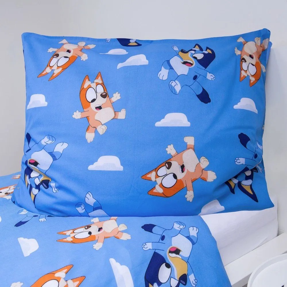 Bavlnená detská obliečka na jednolôžko 140x200 cm Bluey – Jerry Fabrics