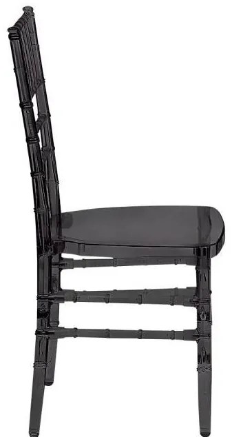 Mextra Svadobná stolička TIFFANY CHIAVARI I, 020 priehľadná dymová