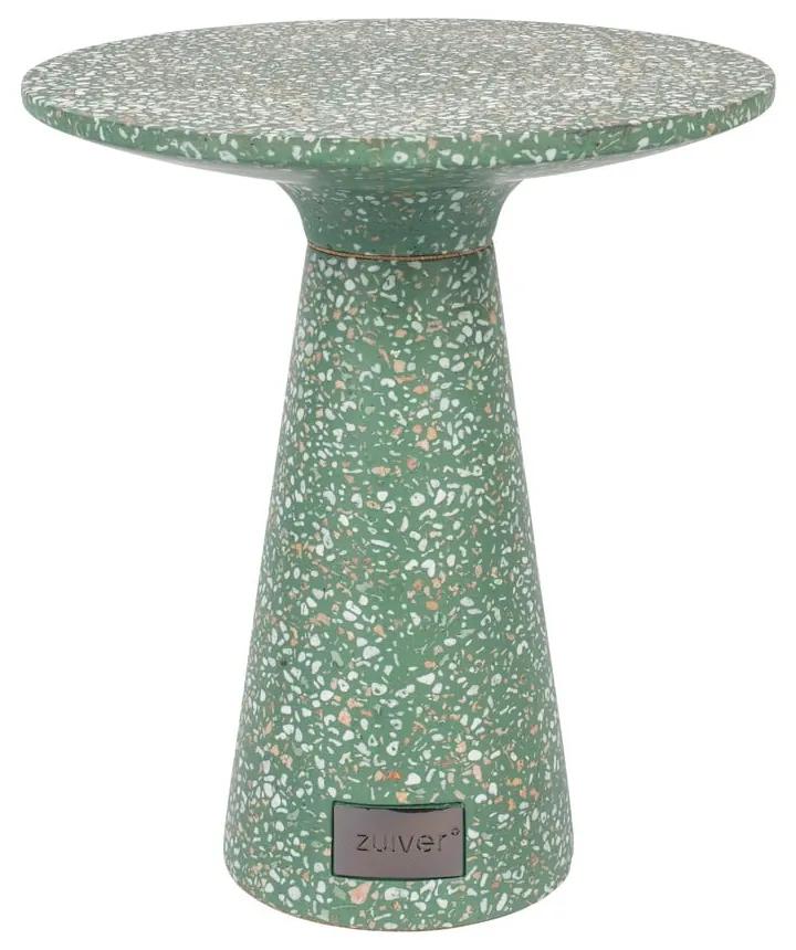 Zelený odkladací stolík vhodný do exteriéru Zuiver Victoria, ø 41 cm