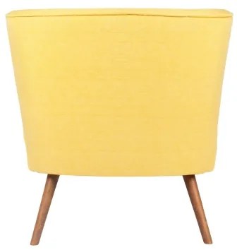 Kreslo JENI žlté