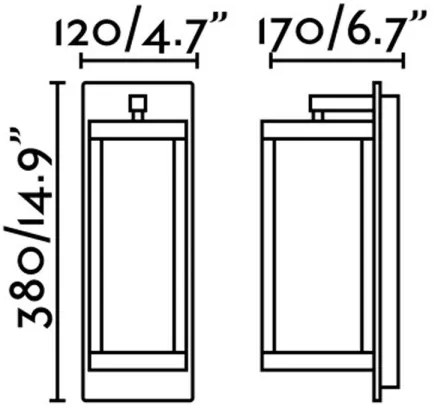 FARO 74453 - LED Vonkajšie nástenné svietidlo KERALA LED/13W/230V IP54