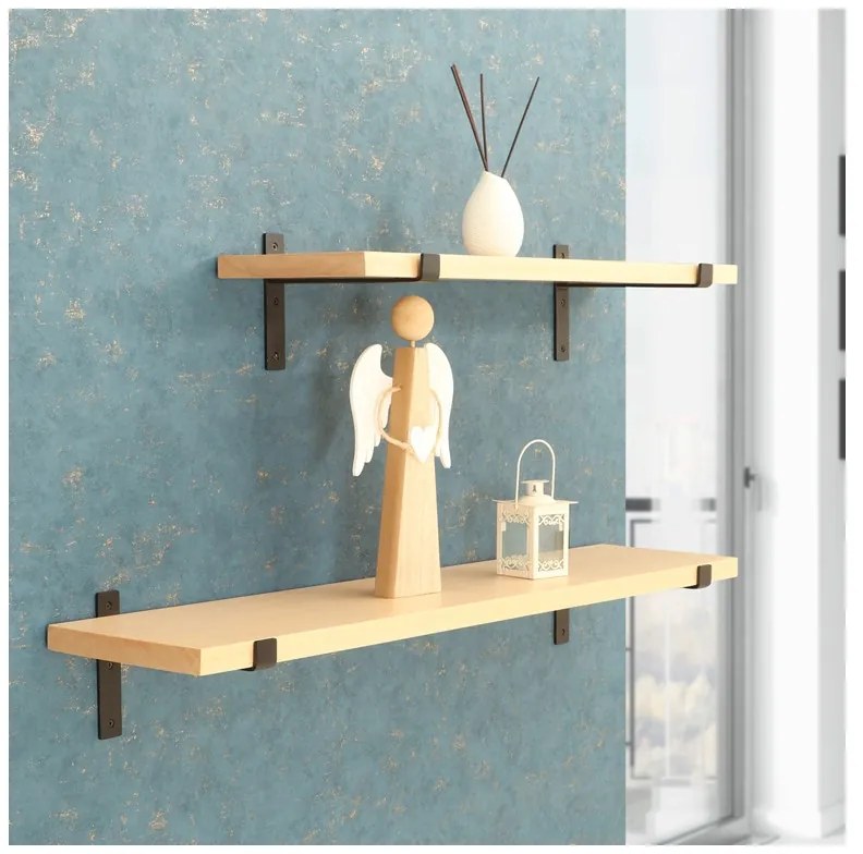 Polica na stenu s konzolou Lara 100 cm BUK