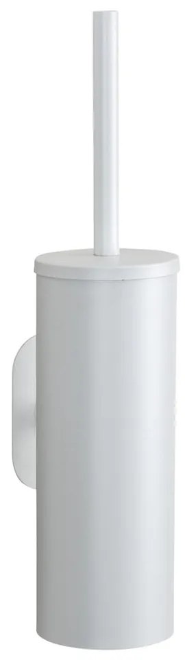 Biela samodržiaca WC kefa z nehrdzavejúcej ocele Orea – Wenko