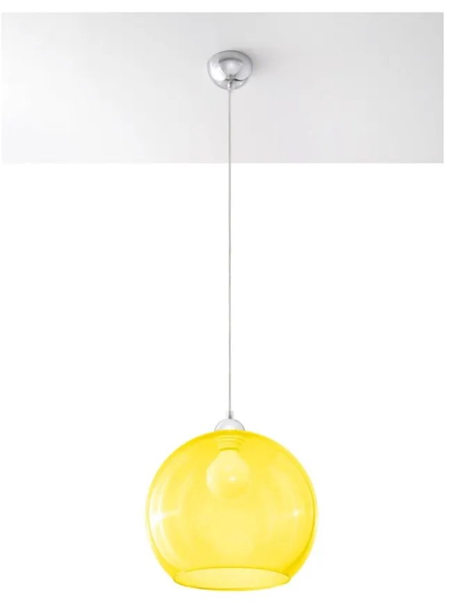 Žlté stropné svietidlo Sollux Bilbao