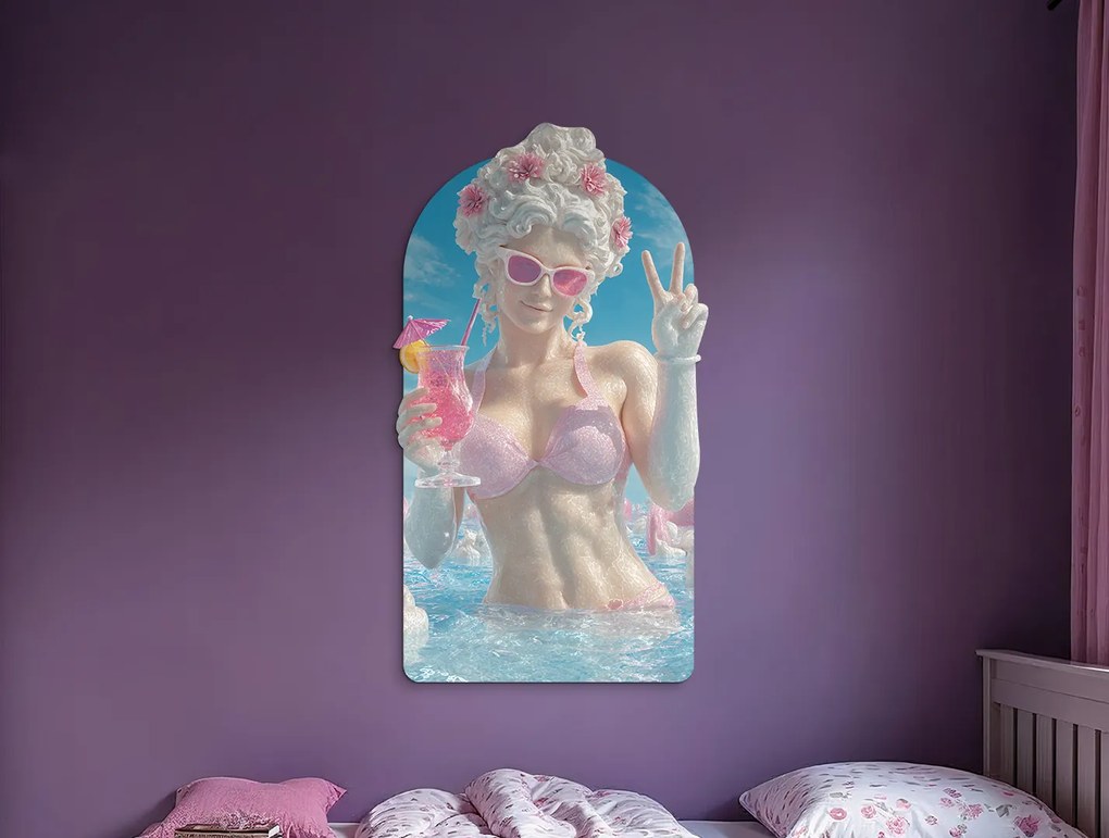 drevko | Obraz na stenu Bazénová bohyňa 80 x 45 cm