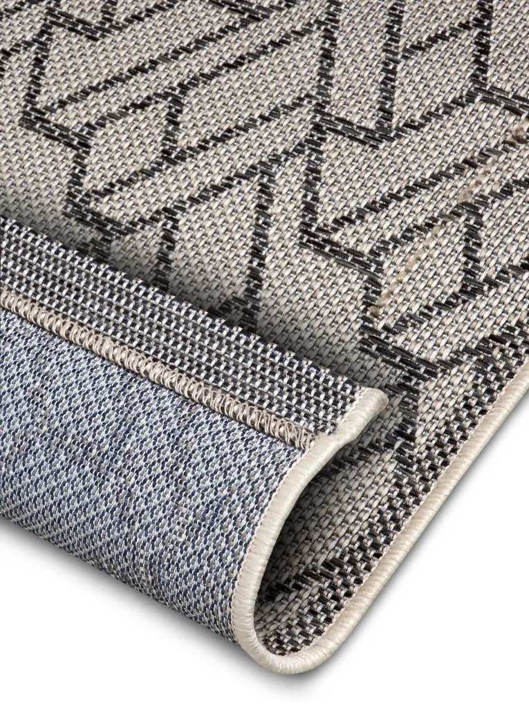 Hanse Home, Kusový koberec Clyde 105911 Eru Beige Grey – na von aj na doma, 190x290, šedá, chodba / predsieň