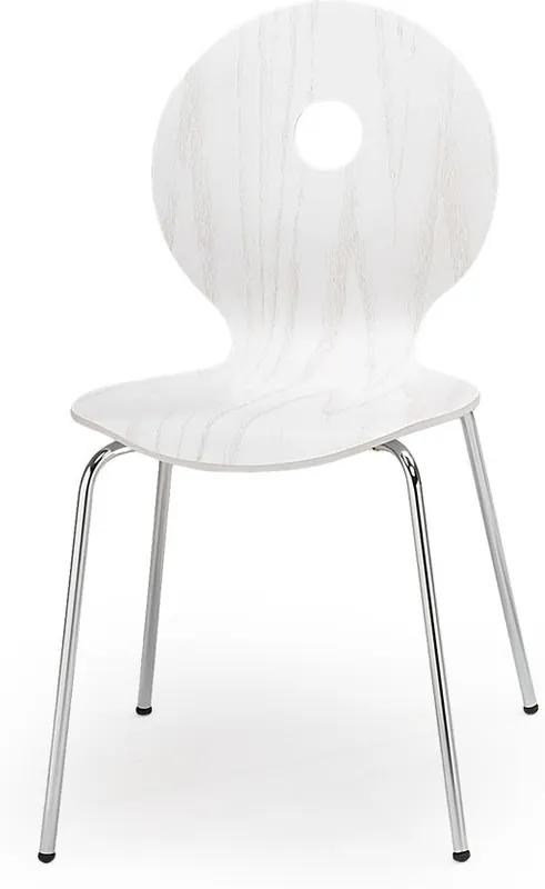 DREVONA Kuchynská stolička biela K233