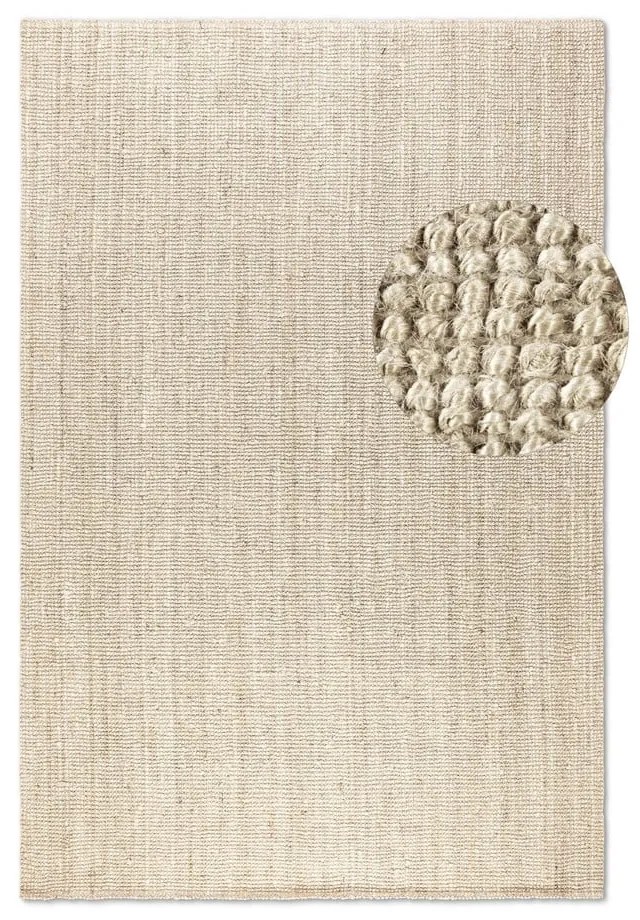 Krémovobiely jutový koberec 160x230 cm Bouclé – Hanse Home