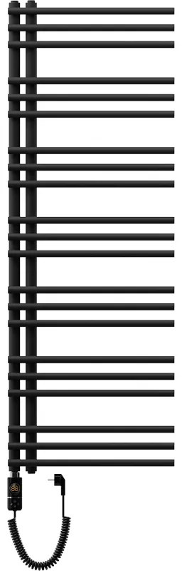 Mexen Neptun, elektrické vykurovacie teleso 1400 x 500 mm, 600 W, čierna, W101-1400-500-2600-70