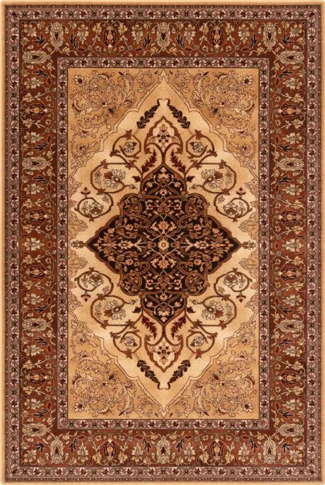 Koberec Agnella Isfahan Leyla jantárový