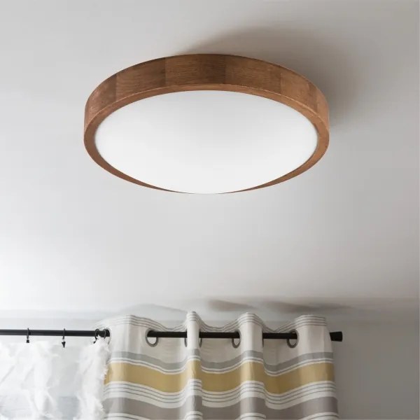 Brilagi - LED Stropné svietidlo CARVALHO SLIM 2xE27/60W/230V dub čerešňa pr. 37 cm