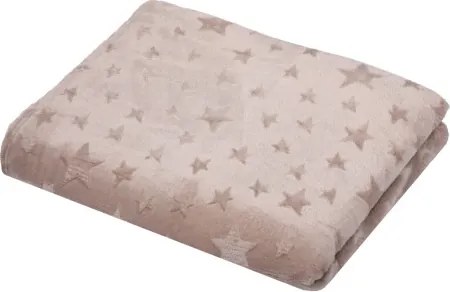 Cashmere deka Stella 150x200 cm, motív hviezdy, taupe%