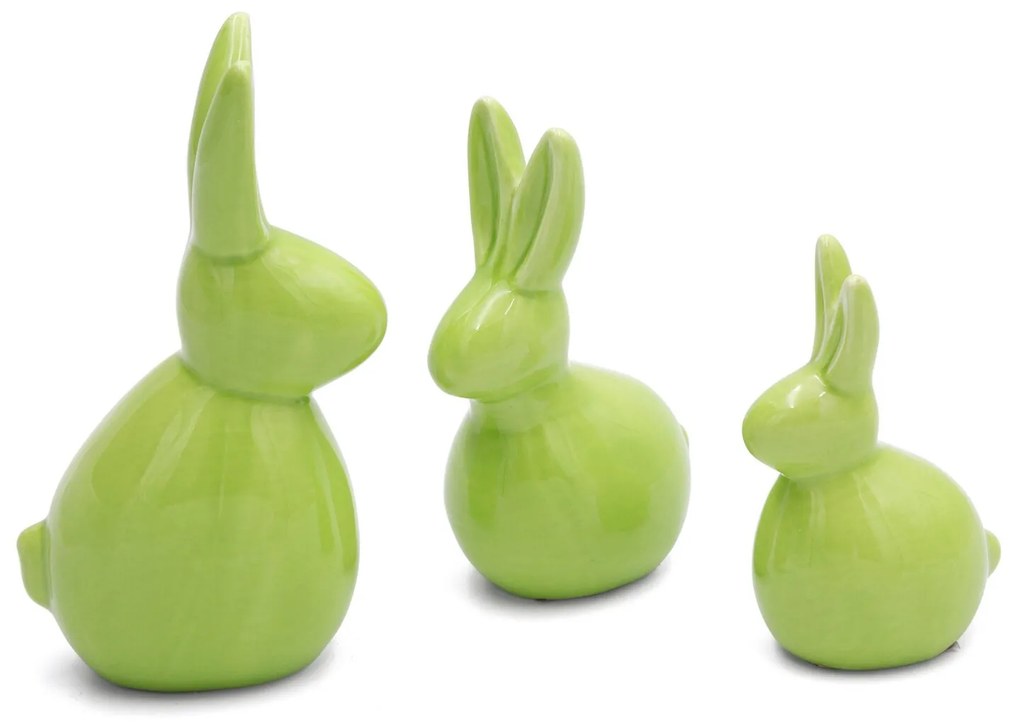 VEĽKONOČNÁ SOŠKA EASTER1 SADA 2 KS 10X16 CM ZELENÁ